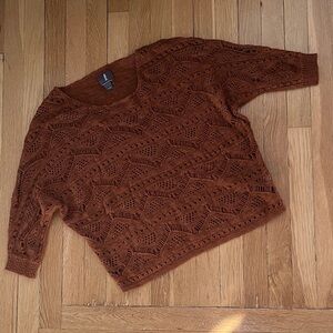 i jeans by Buffalo Rust Open-Knit Scoop Neck Sweater
